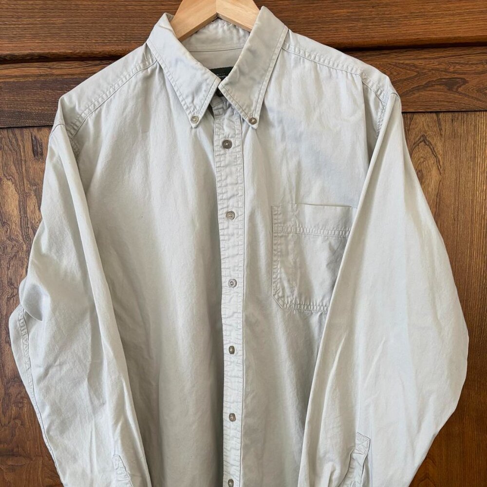 Eddie Bauer Khaki Button Down